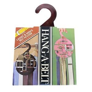 New 70's Hang A Belt Hanger Scarf Tie 1978 Norbert Specialty USA Made Vintage